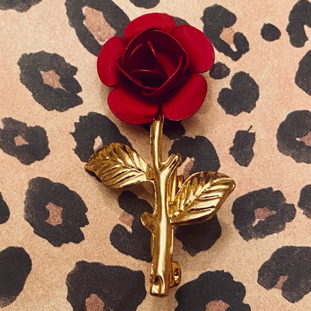 Rose Brooch, Vintage